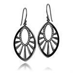 Majesty sort oxideret rhodium s�lv �rering af Izabel Camille